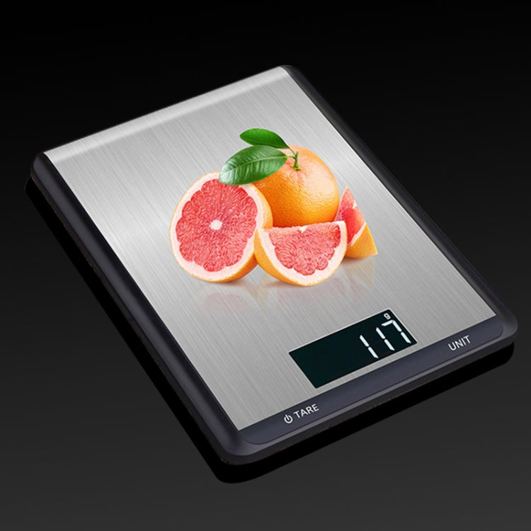 5kg/1g Stainless Steel Kitchen Scale Household Food Electronic Scale(White) - Kitchen Scales by buy2fix | Online Shopping UK | buy2fix