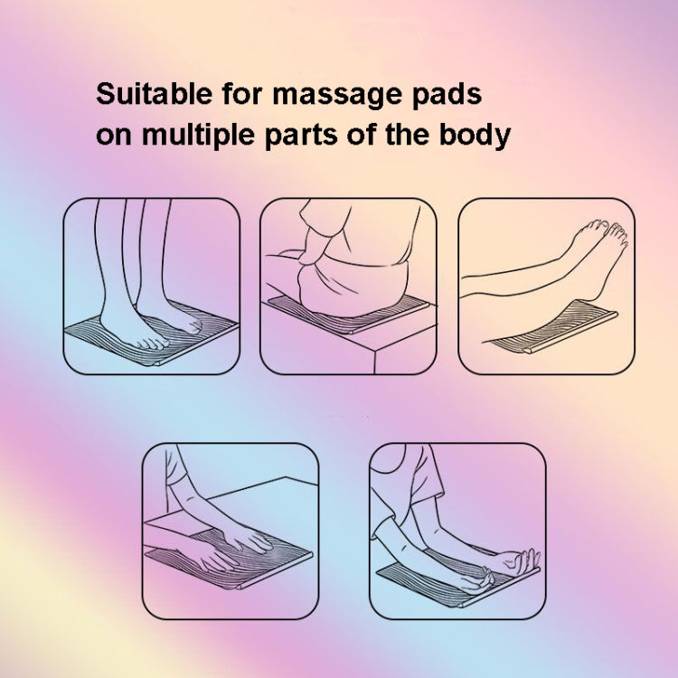 EMS Colorful Foot Massage Foot Pad Pulse Foot Massage Machine Smart Acupuncture Foot Massage Pad With Remote Control - Massage & Relaxation by buy2fix | Online Shopping UK | buy2fix