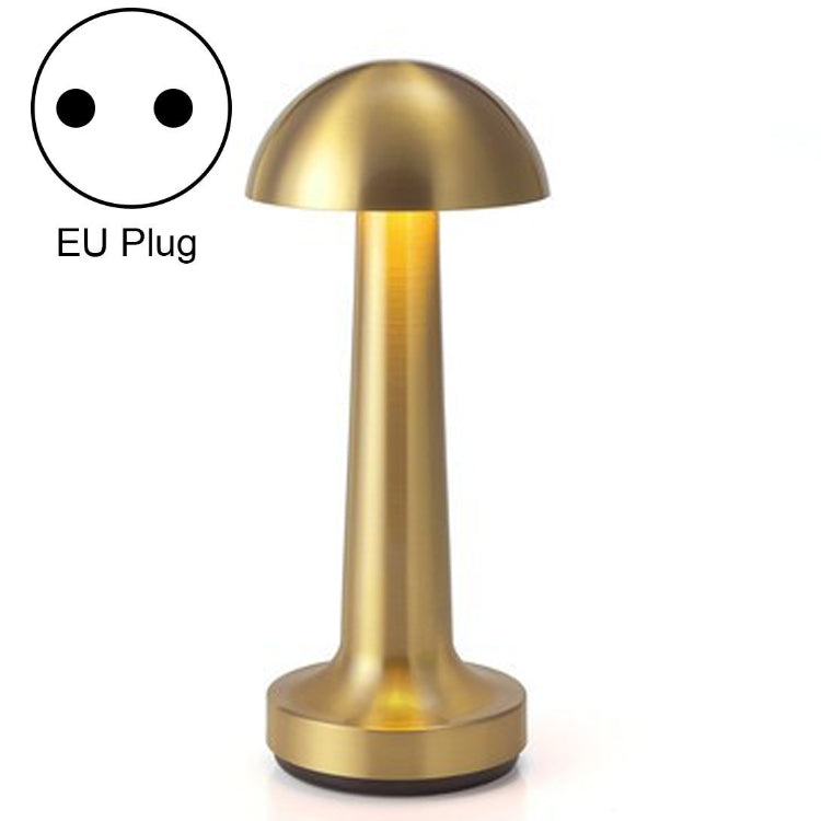 JB-TD008 Outdoor Table Lamp Creative Charging Restaurant Touch Table Lamp Bar Table Lamp, Specification: EU Plug(Golden) - Bedside Light by buy2fix | Online Shopping UK | buy2fix