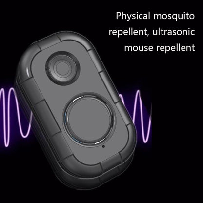 H20 Ultrasonic USB Mosquito Repellent Portable Outdoor Mini Insect Repellent(Black) - Outdoor Insect Repellent by buy2fix | Online Shopping UK | buy2fix