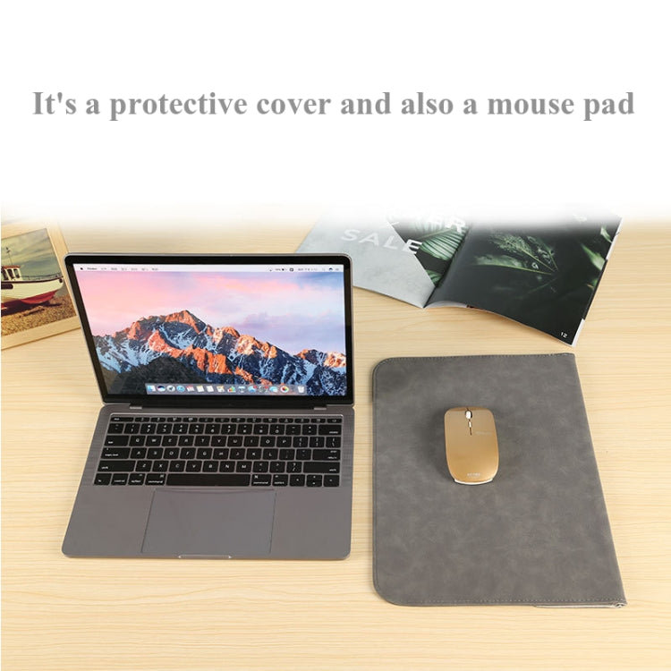 Horizontal Sheep Leather Laptop Bag For Macbook Pro 15 inch A1707/A1990(Liner Bag (Dark Blue)) - Protective Bags by buy2fix | Online Shopping UK | buy2fix