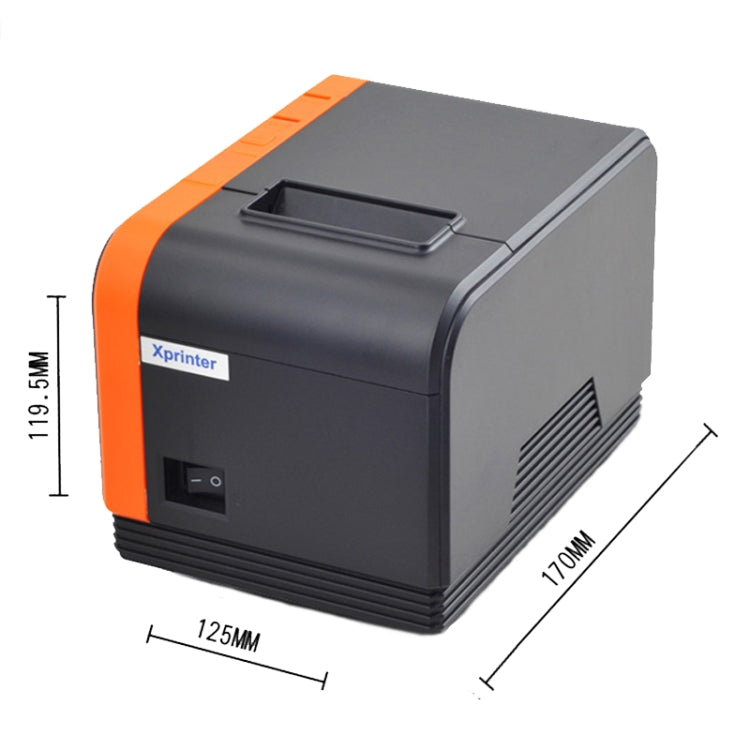 Xprinter XP-T58L 58mm Supermarket Cashier Receipt Thermal Printer, Spec: USB Port(EU Plug) - Printer by Xprinter | Online Shopping UK | buy2fix