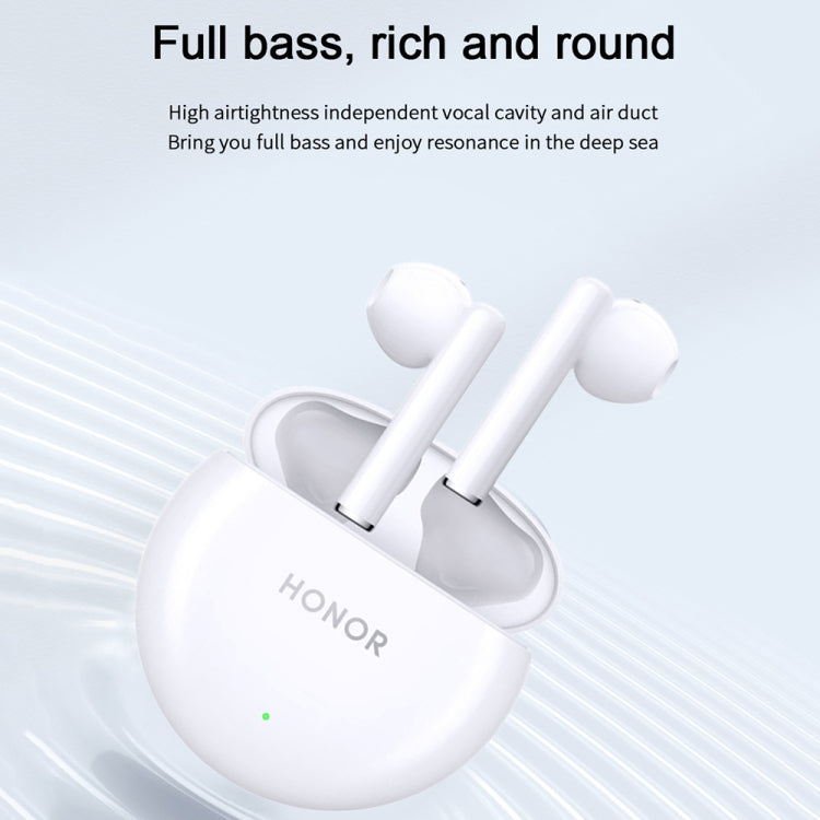 Honor Earbuds X5 Semi-in-ear Smart Call Noise Reduction Wireless Bluetooth Earphones(Glaze White) - Bluetooth Earphone by Huawei | Online Shopping UK | buy2fix