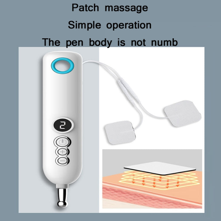 Smart  Rechargeable Meridian Pen Hot Compress Pulse Acupuncture Acupuncture Massager, Specification： Upgrade - Massage & Relaxation by buy2fix | Online Shopping UK | buy2fix