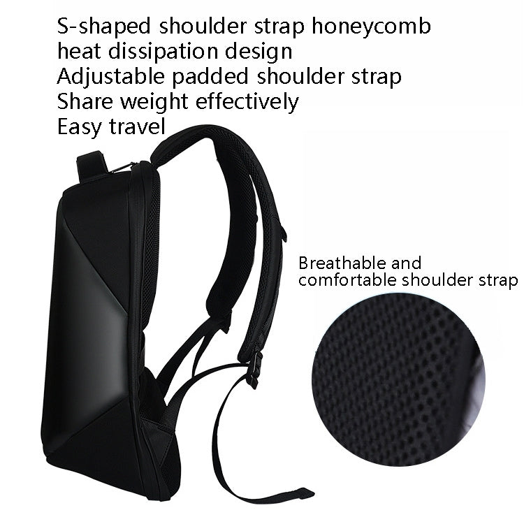 LED Display Backpack Outdoor Mobile Advertising Waterproof Back Shoulder Bag, Size: 17 inch(Black) - Backpacks by buy2fix | Online Shopping UK | buy2fix