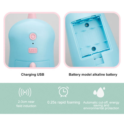 Childlike Home Intelligent Sensor Contact-Free Soap Dispenser Automatic Hand Washing Machine, Specification: Gel Charging  (Pink) - Soap Dispenser by buy2fix | Online Shopping UK | buy2fix