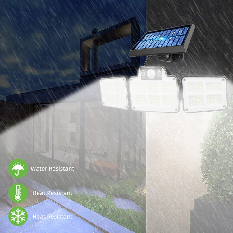 186 LED Solar Split Type Courtyard Lamp Outdoor Waterproof Corridor Garden Human Body Sensing Street Light - Solar Lights by buy2fix | Online Shopping UK | buy2fix