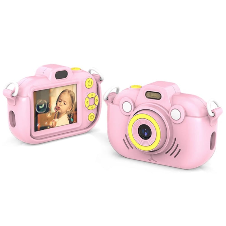 DC502 2.4-Inch 16X Zoom 2.7K Video Recording Children Digital Camera, Color: Pink No Card(US Plug) - Children Cameras by buy2fix | Online Shopping UK | buy2fix