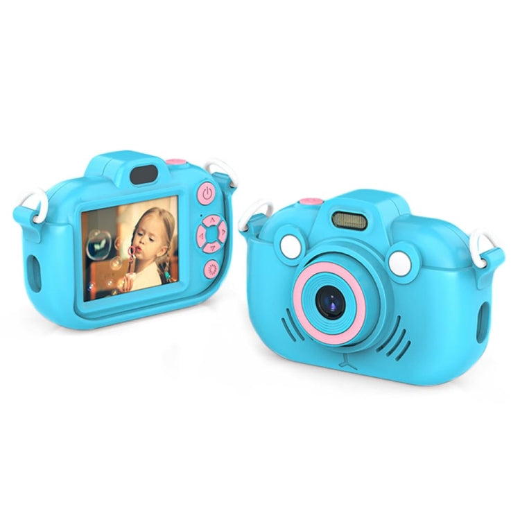 DC502 2.4-Inch 16X Zoom 2.7K Video Recording Children Digital Camera, Color: Blue + 32G(EU Plug) - Children Cameras by buy2fix | Online Shopping UK | buy2fix