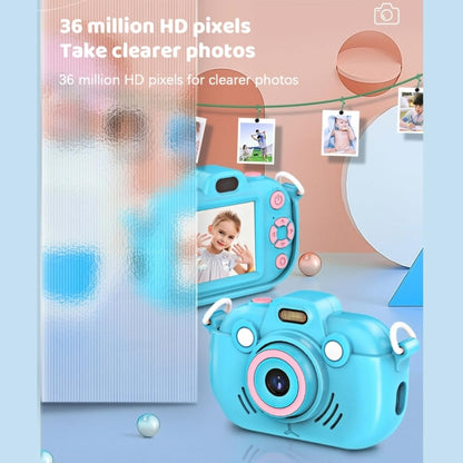 DC502 2.4-Inch 16X Zoom 2.7K Video Recording Children Digital Camera, Color: Blue No Card(UK Plug) - Children Cameras by buy2fix | Online Shopping UK | buy2fix