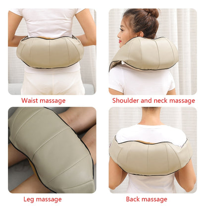6 Keys Kneading Massage Shawl Cervical Massager, Specification: US Plug(Black) - Massage & Relaxation by buy2fix | Online Shopping UK | buy2fix