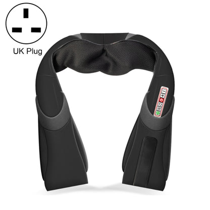 6 Keys Kneading Massage Shawl Cervical Massager, Specification: UK Plug(Black) - Massage & Relaxation by buy2fix | Online Shopping UK | buy2fix