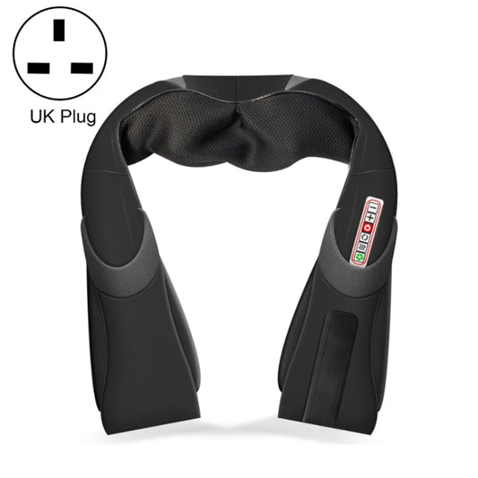 6 Keys Kneading Massage Shawl Cervical Massager, Specification: UK Plug(Black) - Massage & Relaxation by buy2fix | Online Shopping UK | buy2fix