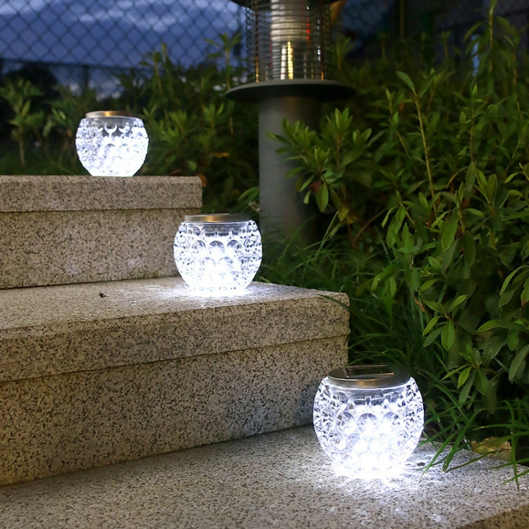 Solar Outdoor Wishing Glass Jar Courtyard Decoration Light(White Light) - Solar Lights by buy2fix | Online Shopping UK | buy2fix