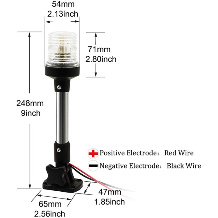 DC 12V 360 Degree Yacht Ship LED Lamp Anchor Ring Light - Marine Accessories & Parts by buy2fix | Online Shopping UK | buy2fix