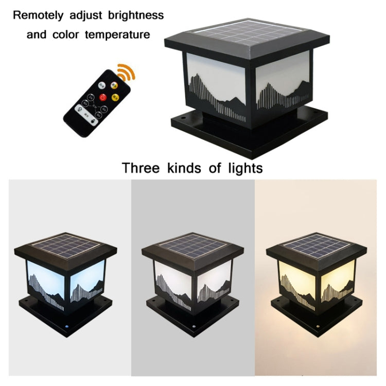 Outdoor Doorpost Waterproof Solar Landscape Light(Mountain Stream) - Solar Lights by buy2fix | Online Shopping UK | buy2fix