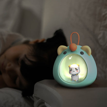 USB Bluetooth Audio Bedroom Atmosphere Cartoon Night Light, Style: Night Light Type  (Purple) - Night Lights by buy2fix | Online Shopping UK | buy2fix