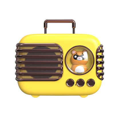 DW09 HD Sound Quality Portable USB Luggage Bluetooth Speaker(Yellow) - Desktop Speaker by buy2fix | Online Shopping UK | buy2fix