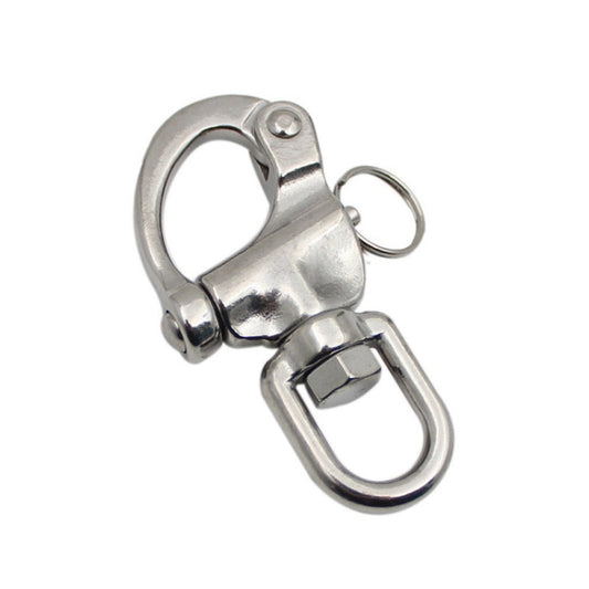 Yachting Sailing Stainless Steel Coil Type Rotary Spring Shackle, Specification: 128mm - Marine Accessories & Parts by buy2fix | Online Shopping UK | buy2fix