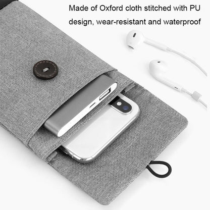 Baona Waterproof Data Cable Protective Bag, Spec: Small (Gray) - Digital Storage Bag by Baona | Online Shopping UK | buy2fix