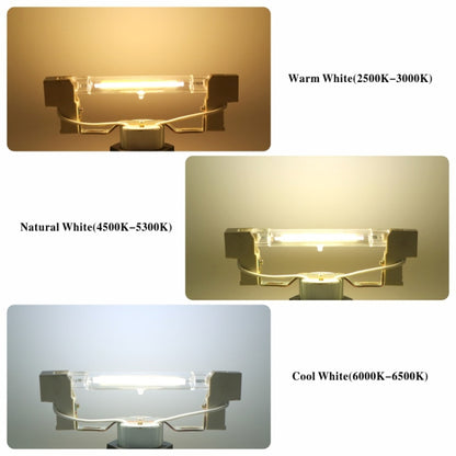 78MM 10W R7S LED COB Dimmer Glass Lamp Double-end Horizontal Plug-in Light(220V Warm White Light) - LED Blubs & Tubes by buy2fix | Online Shopping UK | buy2fix