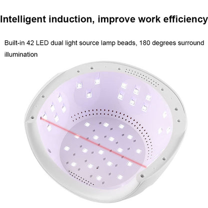 M5Plus 168W 42UV/LED Intelligent Induction Nail Lamp with Phone Holder Function(US Plug) - Nail Dryers by buy2fix | Online Shopping UK | buy2fix