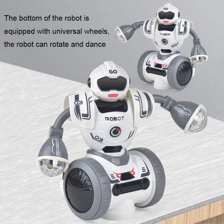 Intelligent Early Education Sound and Light Mechanical Robot Toys, Color: 3 Gray - RC Robots by buy2fix | Online Shopping UK | buy2fix