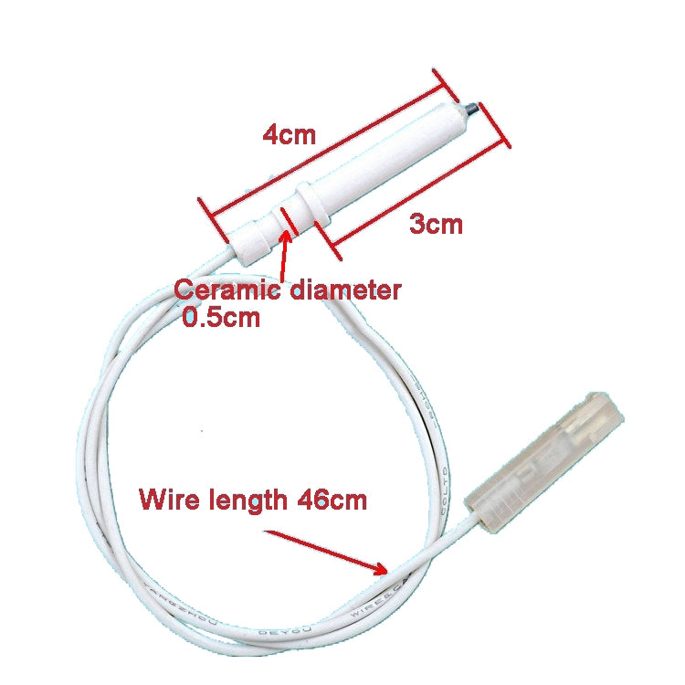 460mm line Range Stove Spare Parts Ceramic Igniter - Replacement Accessories by buy2fix | Online Shopping UK | buy2fix