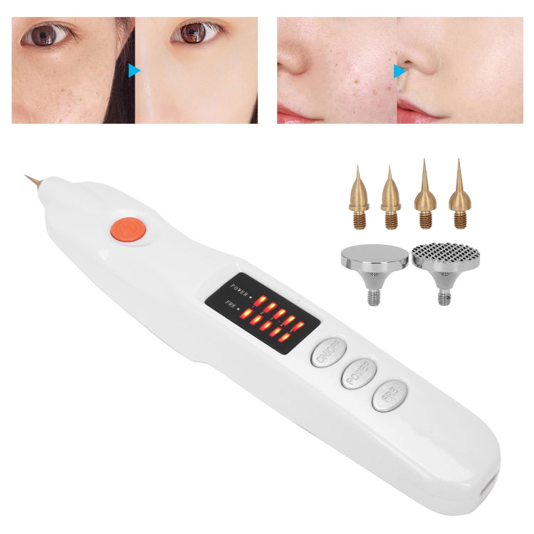 Spot Mole Pen Spot Removal Instrument Home Beauty Instrument, Spec: Charging Model EU Plug(Golden) - Beauty Instrument by buy2fix | Online Shopping UK | buy2fix