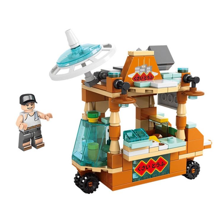 LELE BROTHER Children Assembling Mini City Street Scene Building Blocks, Style: 8613-1 Stinky Tofu Car - Building Blocks by LELE BROTHER | Online Shopping UK | buy2fix