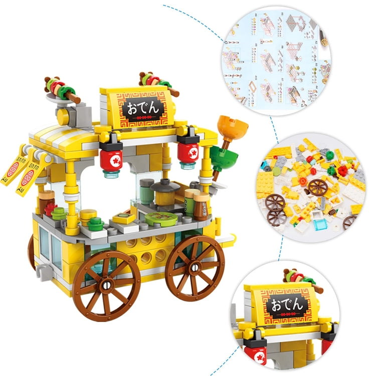 LELE BROTHER Children Assembling Mini City Street Scene Building Blocks, Style: 8613-1 Stinky Tofu Car - Building Blocks by LELE BROTHER | Online Shopping UK | buy2fix