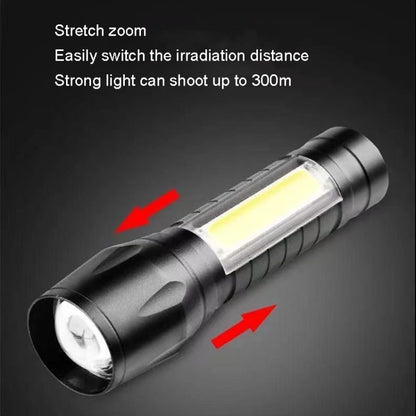 Mini Portable Flashlight Strong Light Charging Durable LED Light - Mini Flashlight by buy2fix | Online Shopping UK | buy2fix