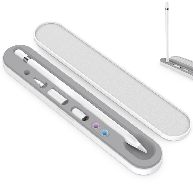 AahStyle PT121 For Apple Pencil 1 / 2 Magnetic Storage Convenient Pen Box(White) - Pencil Accessories by AahStyle | Online Shopping UK | buy2fix