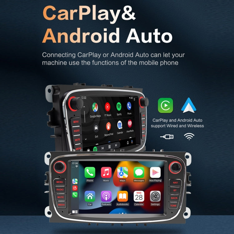 For Ford Focus 7 Inch HD Android Navigation Bluetooth RDS Radio, Size: 1+32G(Silver) - Car MP3 & MP4 & MP5 by buy2fix | Online Shopping UK | buy2fix