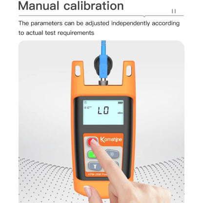 Komshine Mini Handheld Optical Power Meter Fiber Loss Measurement, Specification: KPM-25M-A/-70DBM to +6DBM - Fiber Optic Test Pen by Komshine | Online Shopping UK | buy2fix