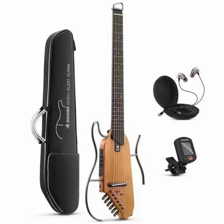 DONNER Smart Headless Silent Guitar Travel Portable Detachable Acoustic Guitar, Style: Mahogany - Stringed Instruments Accessories by DONNER | Online Shopping UK | buy2fix