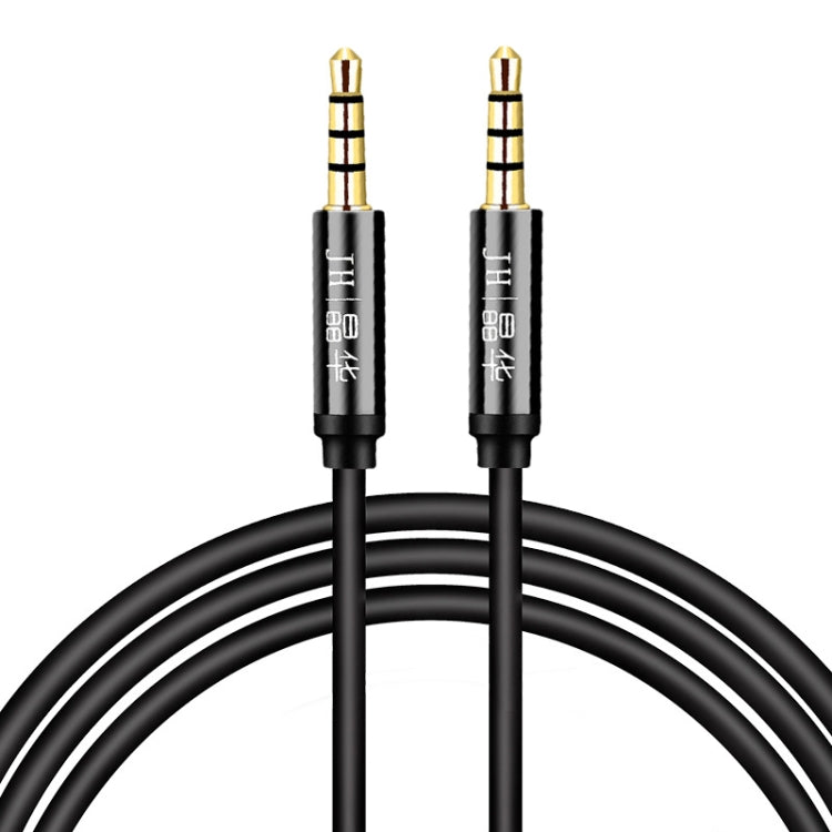 JINGHUA Audio Cable 3.5mm Male To Male AUX Audio Adapter Cable, Size: 2m(4 Knots Black) - Video & Audio Cable by JINGHUA | Online Shopping UK | buy2fix
