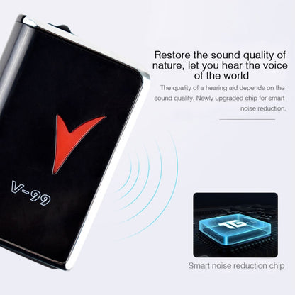 V99 Box Sound Amplifier Aid Hearing Aid Earphone - Hearing Aids by buy2fix | Online Shopping UK | buy2fix