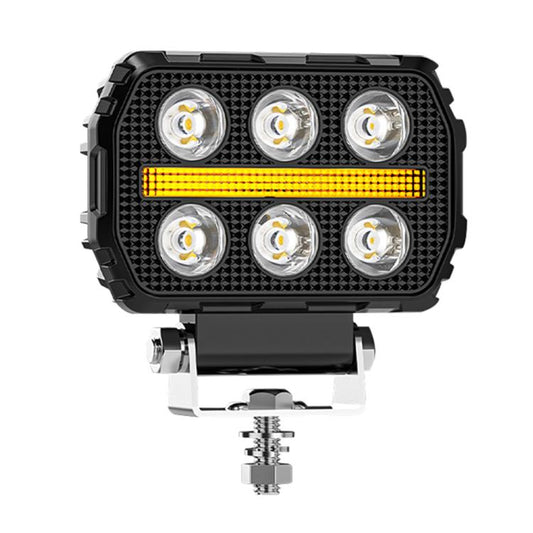 4.5 Inch Square Mixed Luminous Aangel Eye Car Work Light(X10) - Work Lights by buy2fix | Online Shopping UK | buy2fix