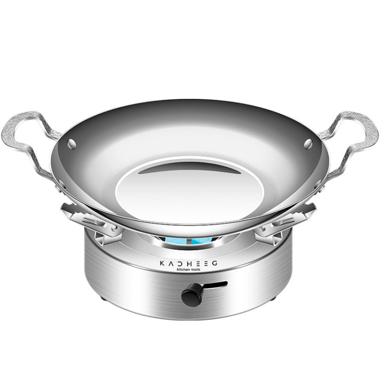 Kacheeg Stainless Steel Alcohol Dry Cooker Single Person Small Stove Boiler, Diameter: 26cm(Pot+Alcohol Stove) - Soup & Stock Pots by Kacheeg | Online Shopping UK | buy2fix