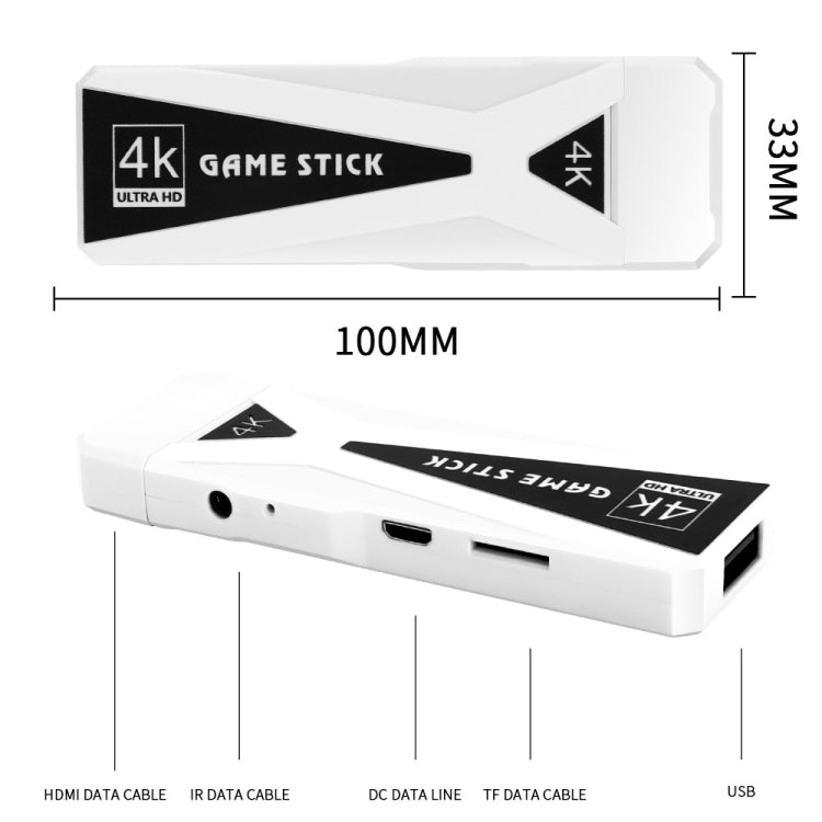 GT68 3D Box Portable Game Console For PSP TV Stick Retro Wireless Gamepad, Small Packaging, Memory: 128G - Pocket Console by buy2fix | Online Shopping UK | buy2fix