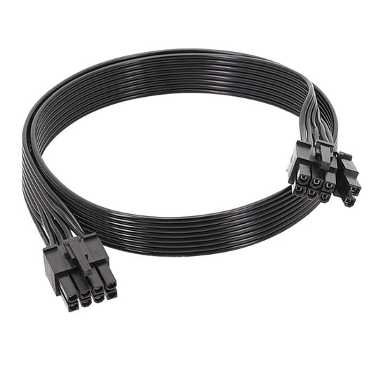 50cm For Corsair 18AWG Flat Cable Power Module Cable Graphics Card Module Cable 8Pin To 8Pin 6+2(Block Type) - Power Cord by buy2fix | Online Shopping UK | buy2fix