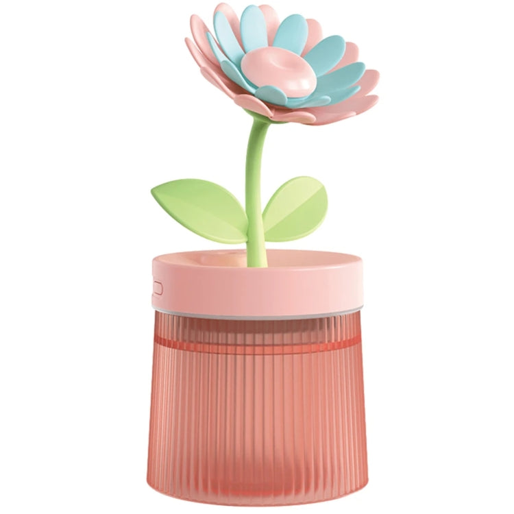 Flower Spray Hhydrating Colorful Atmosphere Light USB Aromatherapy Humidifier, Color: Sunflower Pink - Air Purifiers & Accessories by buy2fix | Online Shopping UK | buy2fix