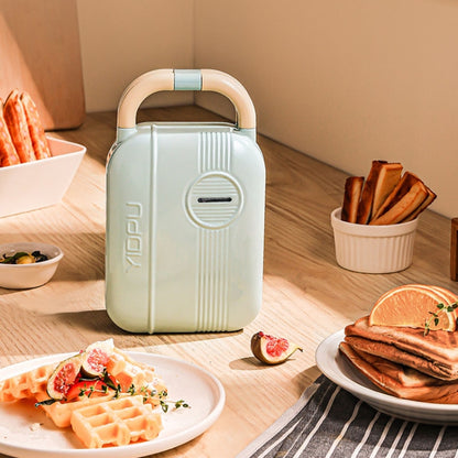 5 In 1 YIDPU Multifunctional Family Breakfast Maker Light Diet Sandwich Waffle Baker, CN Plug(Pink) - Bulit-in Ovens & Accessories by YIDPU | Online Shopping UK | buy2fix