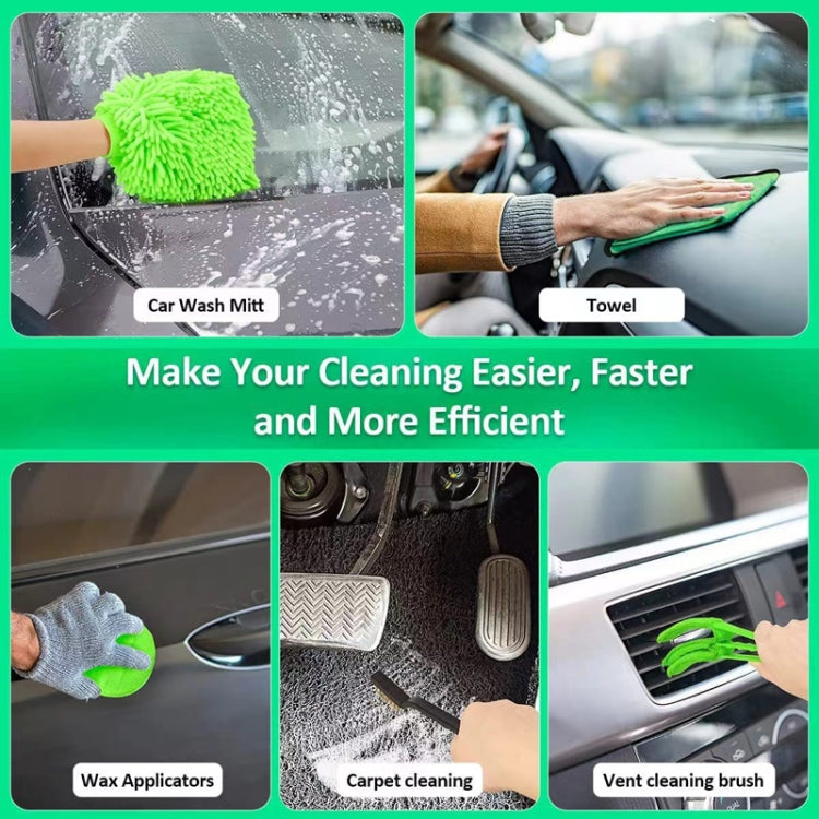 21pcs /Set Car Cleaning Brush Polishing Waxing Car Detailing - Car washing supplies by buy2fix | Online Shopping UK | buy2fix