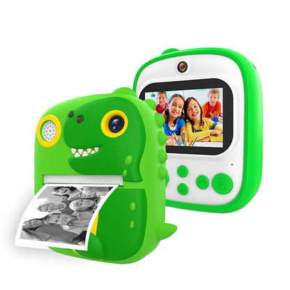2.4 Inch 1080P HD Instant Printing Camera Children Thermal Printer With 32G TF Card(Green) - Children Cameras by buy2fix | Online Shopping UK | buy2fix