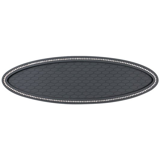 Car Center Console Ornaments Oval Anti-slip Mat, Style: With Diamond - Car Anti-Slip Mats by buy2fix | Online Shopping UK | buy2fix