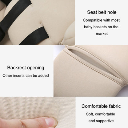 Infant Safety Seat Cushion Four Seasons Universal Stroller Lumbar Protection Pads(Beige) - Strollers Accessories by buy2fix | Online Shopping UK | buy2fix