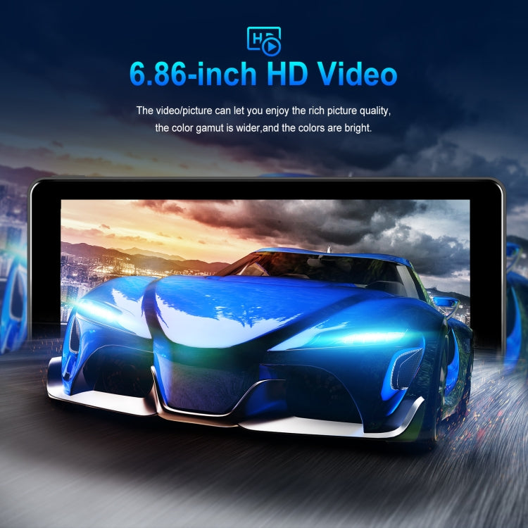 6.86 Inch 4KDVR Smart Screen Player, Specification: Standard - Car MP3 & MP4 & MP5 by buy2fix | Online Shopping UK | buy2fix