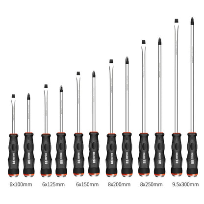 BOLEEI 6.0x150mm Phillips Heart Piercing Knockable Screwdriver Convertible Tool - Screwdriver Tools by BOLEEI | Online Shopping UK | buy2fix